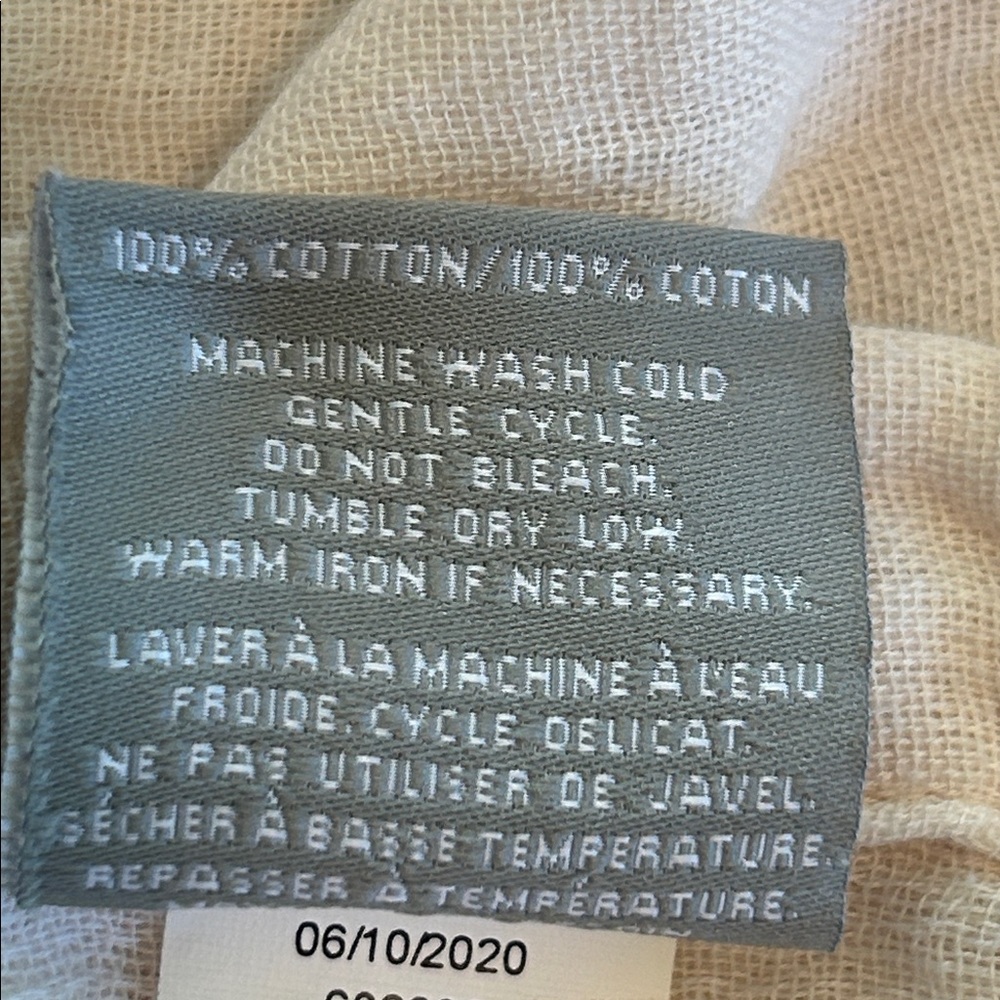 RH TEEN Tattered & Ruffled Posy Pink Gauze Euro Sham Restoration Hardware - Picture 10 of 12